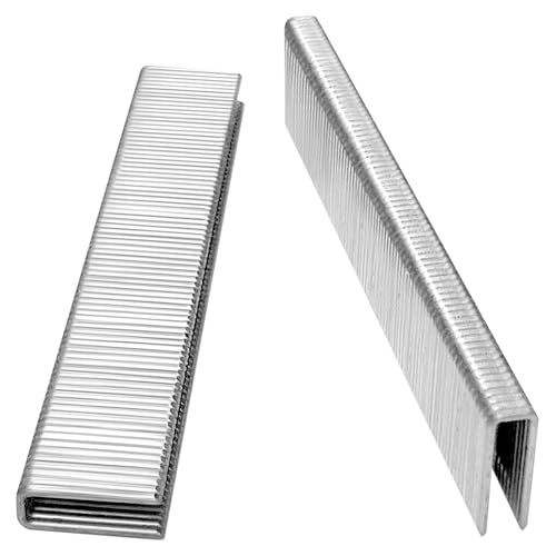 Toicann 18 Gauge Norrow 1/4″ Crown Staples 5/8 Inch,2000-Pack | 304 Stainless Steel 18 GA Staples for Pneumatic, Electric Staplers or Nail Guns