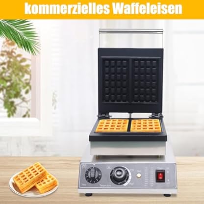 1500W Waffeleisen Waffelmaschine Antihaft Platte Waffeleisen Startseite Kommerzielle Muffin-make – Bild 3