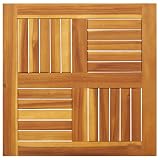 Hothingwell Tischplatte aus massivem Akazienholz, 60 x 60 x 2 cm