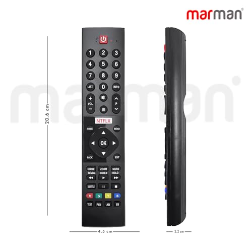 Image of marman Compatible with Panasonic Smart 4K LED LCD HD Tv Remote Control Original with Netflix Function Non Voice Command Without Google Assistant Pairing not Required !