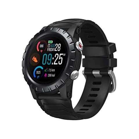Dapuly Zeblaze Smartwatch, Stratos GPS Smartwatch 50 m Waterproof Touch Display Watch Sports Watch Built-in 4 Satellites Cover