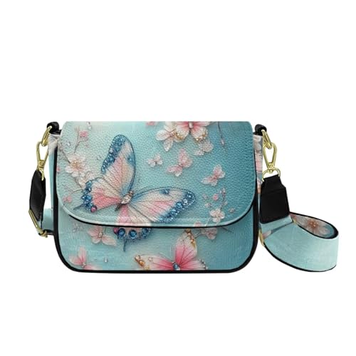 Womens Crossbody Bag with Zipper Leather Cross Body Clutch Purse Shoulder Handbag for Shopping Walking