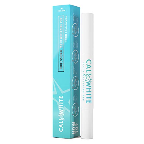 Cali White Vegan Teeth Whitening Pen, 35% Carbamide Peroxide Gel, Made In Usa, Instant Natural Whitener, Convenient Brush For On The Go Use, Professional Results, Sensitive Smile Safe, Organic Mint. #TOP4