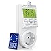Produktbild ELEKTROBOCK TS30 Steckdosen-Thermostat | Temperaturregler 230V für Elektro- & Infrarotheizung | Programmierbares Thermostat für Steckdose mit Display & Timer | Heiz- & Kühlfunktion