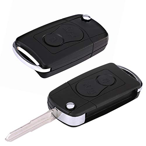 Chave de carro de substituição, chave de concha de chaveiro, controle remoto de chave de carro para