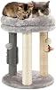 Patrocinado Patrocinado Estás viendo este anuncio basado en la relevancia del producto para tu consulta de búsqueda. Deja comentarios sobre el anuncio MECOOL Árbol para Gatos 4 en 1 Pequeño, Poste Rascador con Torre de Cama Suave, Postes de Yute con Alfombra de Sisal con Tres Juguetes Colgantes de Pelota y Cepillo de Masaje para Gatos y Gatitos de Interior 2