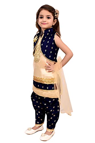 Image of Beautiful Patiala Set With Dupatta For Girls
