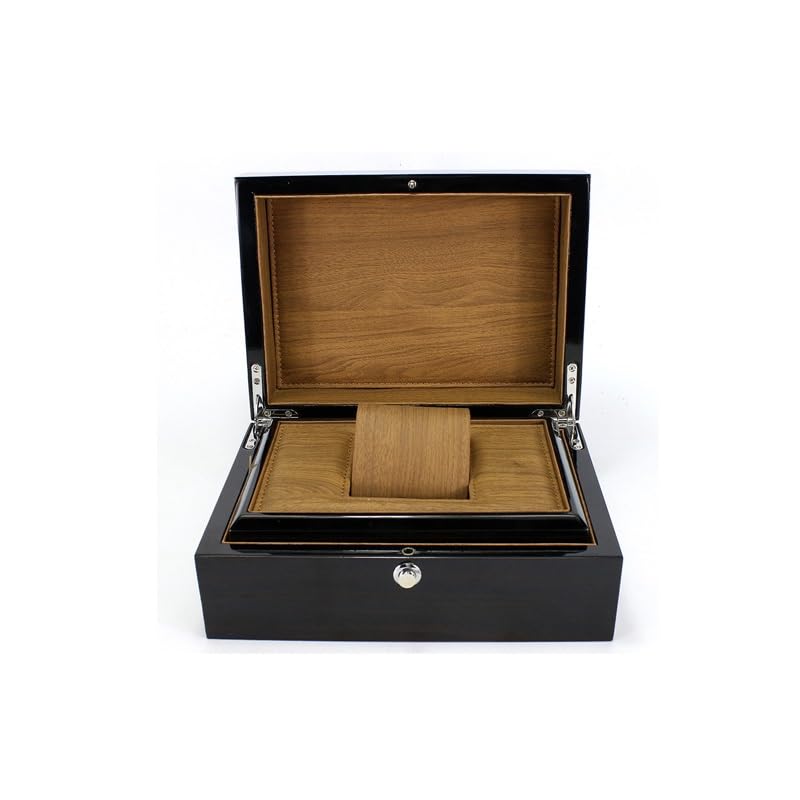 Boîte à montres en bois précieux et coffret à bijoux élégant pour l'organisation de vos bagues
