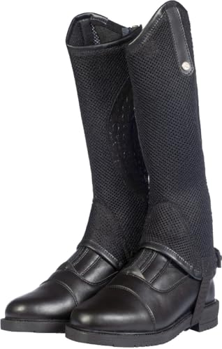 Chaps équitation Lara HKM mixte enfant - Mini-chaps pour bottines de cheval