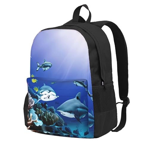 Sac à dos imperméable grande capacité requin protège vos affaires