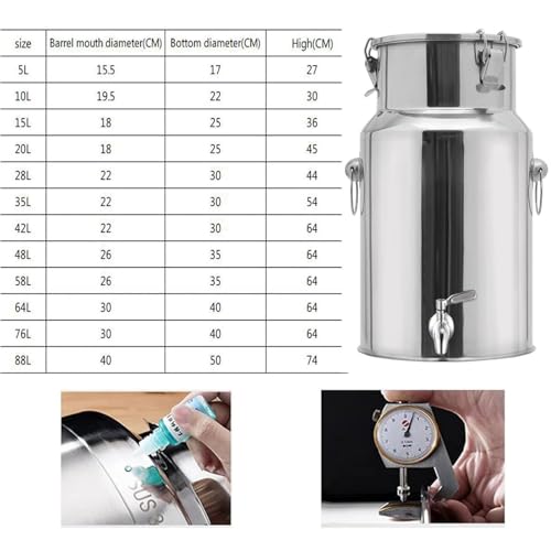 Recipiente de almacenamiento de aceite de acero inoxidable a prueba de fugas con grifo, esencial para cocinar, ideal para aceites, vinagres y aderezos