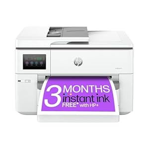 HP OfficeJet Pro 9730e All-in-One Printer | Colour | for Small Office | Wireless | Print, Scan, Copy, ADF | Up To A3 | 2 Tray | 3 Months Instant Ink
