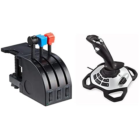 Logitech Pro Flight Throttle Quadrant & Extreme 3D Pro Joystick Cover