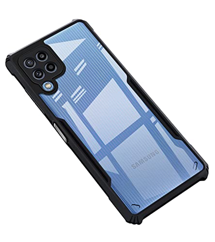 Image of Zapcase Back Case Cover for Samsung M32 4G / Samsung F22 4G / Samsung M32 Prime | Compatible for Samsung M32 4G / Samsung F22 4G / Samsung M32 Prime Back Case Cover | (TPU + PC | Matte Black)