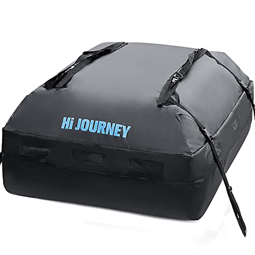 rabbitgoo Rooftop Cargo Carrier 15 Cubic Feet Waterproof Car Roof Top Cargo Bag Large Capacity with...