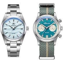 ADDIESDIVE Quartz Analog AD2030 Dune Dial Minimalist Watch with AD2095 Multifunction Chronograph Watches for Men Women
