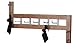 Produktbild Heinz Hofmann 1012.N Wandgarderobe / Massivholz / Naturfarben / B. 60 x T. 8 x H. 36 cm