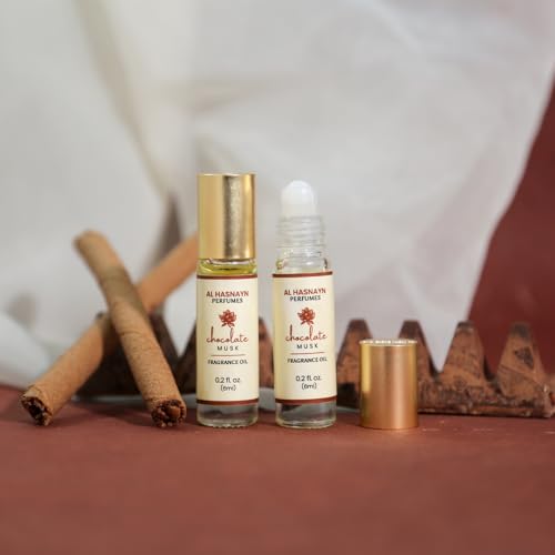 Almas pack de 3 conos de henna con perfume roll on musk chocolate miniatura 6