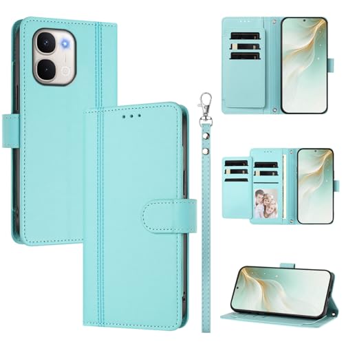 �X�}�z�P�[�X �Ή��@�� for Vivo Y500i / Y31d / Y51 Pro/iQOO Z11x / T5x �X�}�z�P�[�X�y�J�[�h�z���_�[�E�E�H���b�g�E�}�O�l�b�g�o�b�N���E�t���b�v�E�X�^���h�@�\�t���zMint