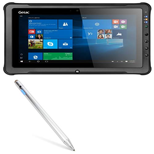 BoxWave Stylus Pen for Getac F110 (4th Gen) (Stylus Pen by BoxWave) - AccuPoint Active Stylus, Electronic Stylus with Ultra Fine Tip for Getac F110 (4th Gen) - Metallic Silver