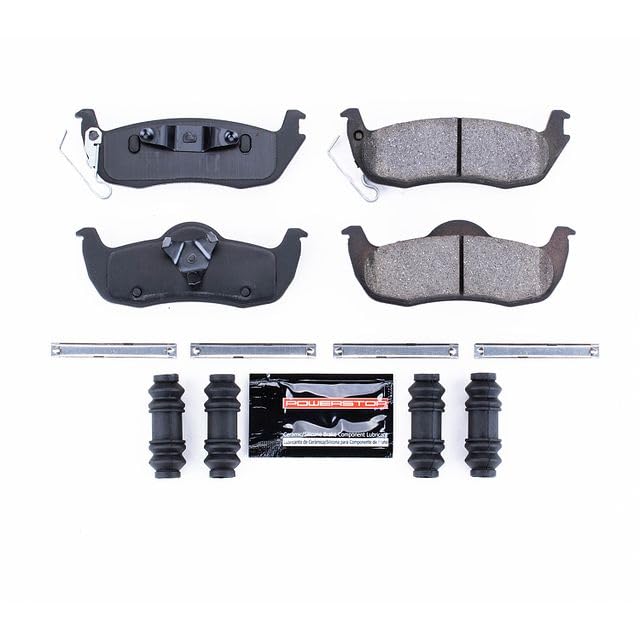 Car Specifications Website Power Stop Z23-1020 Rear Z23 Evolution Sport Carbon Fiber Infused Ceramic Brake Pads With Hardware For Cadillac CTS 2006-2007 | Cadillac SRX 2004-2009 2006 Cadillac Srx