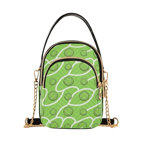 Image of MCHIVER Golf Crossbody Bag for Women Cell Phone Purse Wallet with Removable Chain Shoulder Handbag