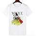 Produktbild Europäische und amerikanische Mode Damen Kurzarm T-Shirt weiß lose Freizeit Damenbekleidung