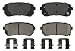 Wagner QuickStop ZD1398 Ceramic Disc Pad Set, Rear
