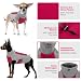 KONVINIT Hundepullover für Mittelgroße Hunde - Fleece Winddichter Winterpulli Hunde Wintermantel mit Doppelschicht und Reflektorstreifen,Hundemantel für Dackel