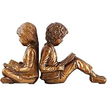 Decorative Bookends Bookends Reading Child Bookend Home Decorative Book Ends Resin Heavy Duty Children Book End Bookshelf Decor for Bedroom School Office Book Stopper/Holder