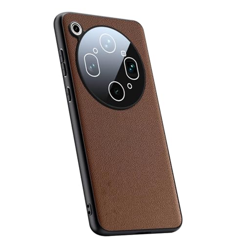 For Oppo Find X9 / X9 Pro / X9 Ultra �p�P�[�X ? �J���������Y�ی�t���A�X�����ȃ��B�[�K�����U�[�J�o�[�A�ϏՌ��V�F���i�r�W�l�X�X�^�C���j,X9,Brown
