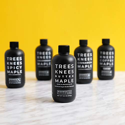 Trees Knees Butter Maple, Organic Maple Syrup With Sea Salt, Vegan, Gluten-Free, Paleo-Friendly, Grade A Maple Syrup Infused With Sweet And Savory Flavor (11.5 Ounce Bottle) #TOP5