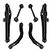 PAROD 6 Pcs RK641868 Rear Lower Control Arm Assembly Fit for 2007-2012 Dodge Caliber, 2007-2017 Jeep Compass, Jeep Patriot, K641868 K641281 K641226