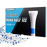 CHAMPKEY Premium Golf Tees 83mm/70mm - Golf Tees with 3 Line Marking System - For Consistent and Long Distance Shots - Image 1