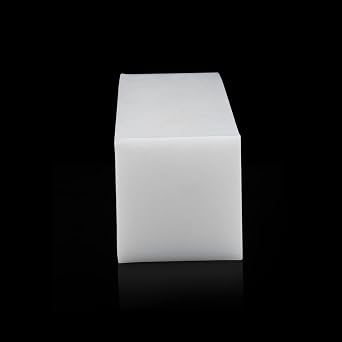 LEXININ 11.8 x 2.4 x 2.4 Inches Large NylonTapping Block, UHMW Plastic Tapping Block, Rectangular Solid Nylon Tapping Block for Engineering, Flooring, DIY, White