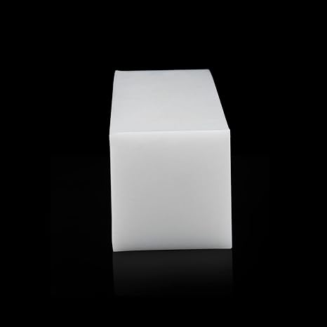 LEXININ 11.8 x 2.4 x 2.4 Inches Large NylonTapping Block, UHMW Plastic Tapping Block, Rectangular Solid Nylon Tapping Block for Engineering, Flooring, DIY, White