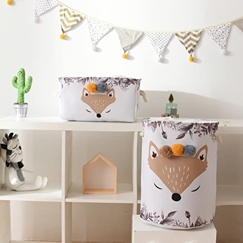 Inough Baby Hamper Large Toy Bin Storage, Jungle Animals Baby Laundry Basket Waterproof Hamper For Baby Boy Collapsible Laundry Hamper With Drawstring Closure Nursery Hamper Mothers Day Gifts #TOP7