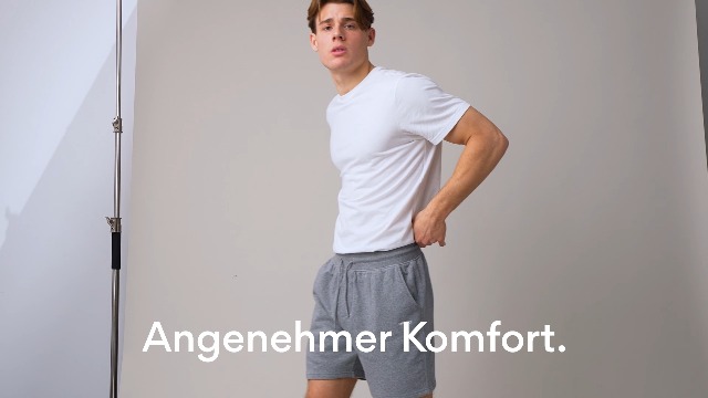 Snocks Jogginghose Herren Bio-Baumwolle - Bequeme Sporthose Mit Reißverschlusstaschen