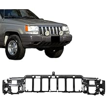 CarPartsDepot Headlight Grille Mounting Header Panel Nose Compatible For Jeep Grand Cherokee Sport Utility Vehicle 1996-1998 Limited Laredo Orvis TSi