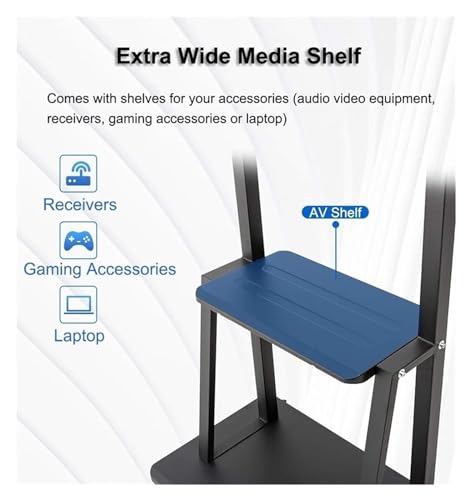 Soporte móvil para TV universal de 32-65 pulgadas miniatura 3