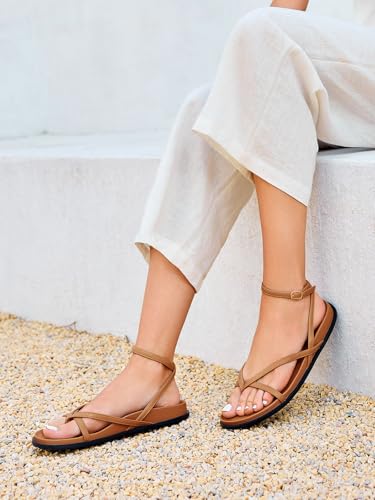 Image of Coutgo Women's Strappy Flat Sandals
