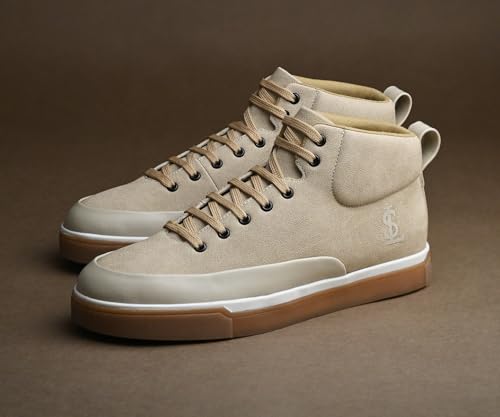 Image of LOUIS STITCH All Day Wear Lace-Up for Men | Comfortable Sneaker | LSP-SNK-AVI-High Ankle Lace-Up