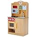 Teamson Kids - Little Chef Florence Classic Kids Play Kitchen | Toddler Pretend Play Set with Accessories - Wood Grain