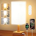 Light Therapy Lamp 10000 Lux Therapy Light with Remote, Upgrade Size, 3 Color Temperatures, 5 Brightness Level Full Spectrum Sunlight Lamp with USB C & A Ports Home/Office Use As Lift Mood, Grain, 24W