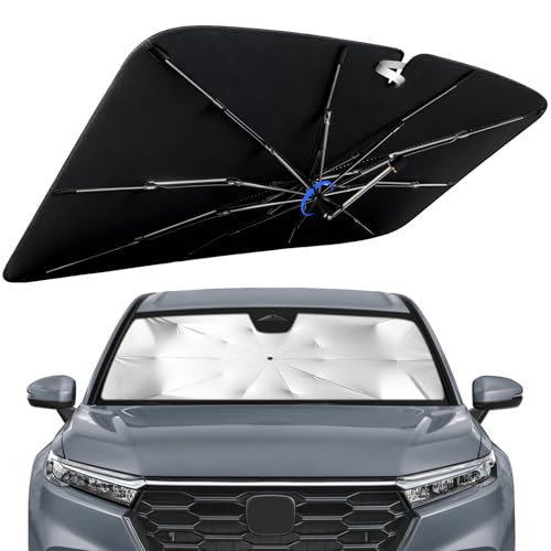 Windshield Sun Shade for Honda CRV 2023-2026 with 360° Rotating Shaft