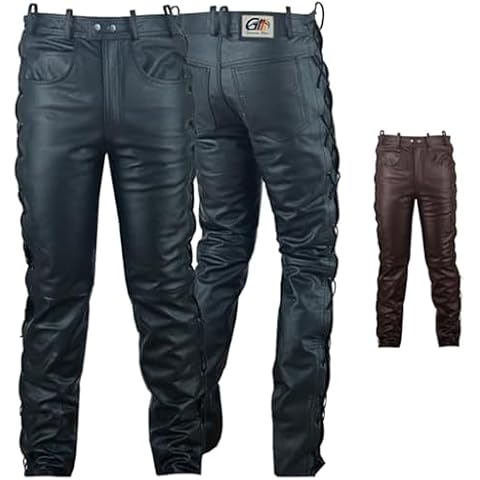 Pantalon de cuir à lacets German Wear Cover