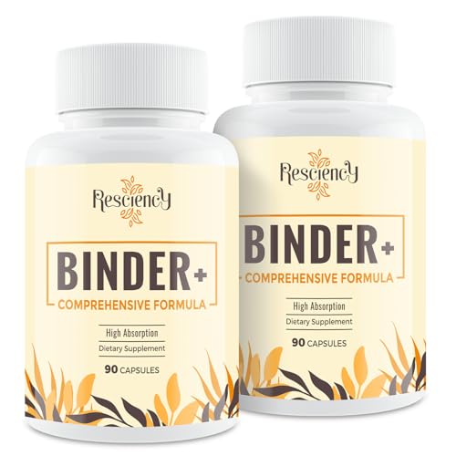 Resciency Detox Binder Supplement – Activated Charcoal,...
