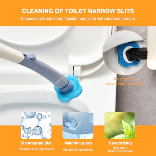 Image of Toilet Wand Holder Replacement for Clorox - Compatible with Clorox Toilet Wand System, Secure & Durable Storage for Toilet Cleaning Brush