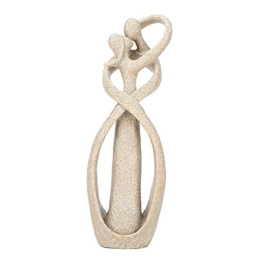 Statua di Amanti del Bacio in Arenaria