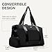 Gym Bag for Women, 3-in-1 Duffle with Laptop & Yoga Mat Space, Travel Bag with Shoe Compartment, Luggage Sleeve & Toiletries Pouch, Lightweight Weekender Carry On, Water Resistant